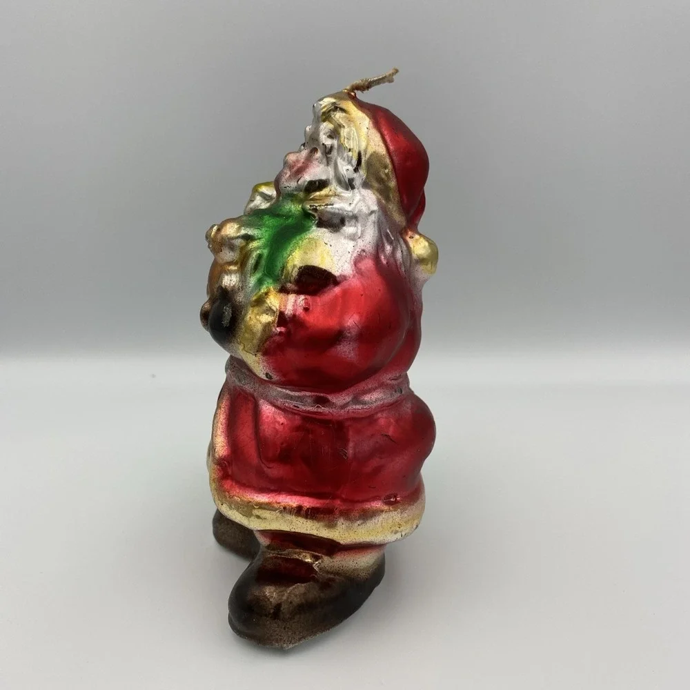 Vintage Santa Candle Made In Italy 5.5